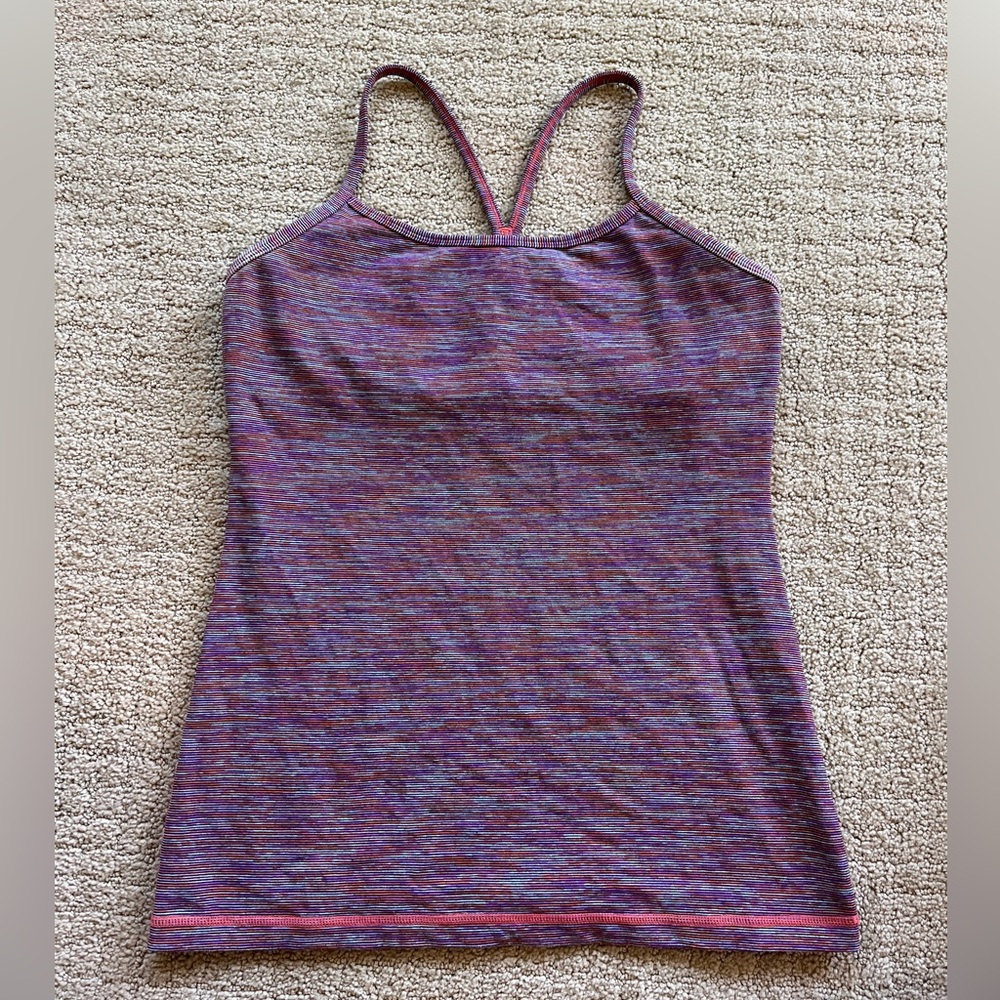 Lululemon multicolor Y-back tank top